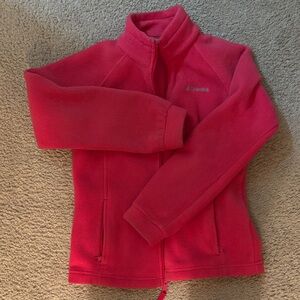 Columbia Vibrant Red Fleece Jacket